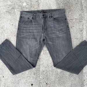 Chip & Pepper California Men Jeans Charcoal Black Denim Slim straight Size 38x30